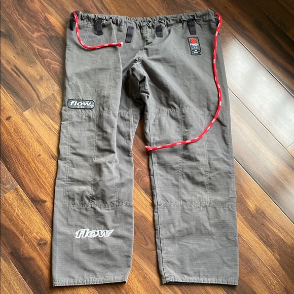 Flow Jiu Jitsu Pro Kimonos Pants Drawstring Ripstop - Picture 1 of 13